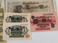 Stapel Papiergeld aus Nachlass ( etwa 50 Scheine )