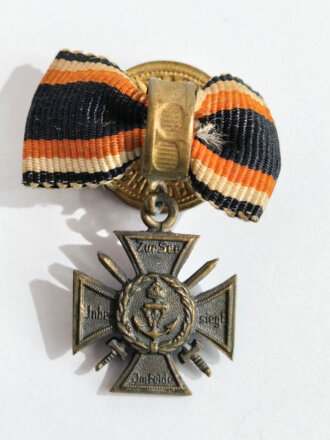 Ehrenkreuz Marine Korps Flandern, Miniatur 16mm an...