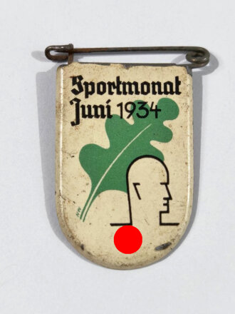 Blechabzeichen Sportmonat Juni 1934