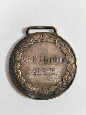 Tragbare Medaille "NSKK Northeim 23.6.35" Durchmesser 33mm