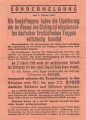 Stalingrad, Russisches Flugblatt 2.Weltkrieg " Sondermeldung vom 2.Februar 1943, Die Sowiettruppen haben die Liquidierung der im Raume von Stalingrad eingekesselten ..... "