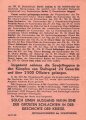 Stalingrad, Russisches Flugblatt 2.Weltkrieg " Sondermeldung vom 2.Februar 1943, Die Sowiettruppen haben die Liquidierung der im Raume von Stalingrad eingekesselten ..... "