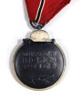Medaille  Winterschlacht im Osten , im Bandring Hersteller "55 für J.E. Hammer & Söhne, Geringswalde ", sehr guter Zustand