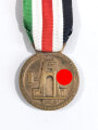 Italienisch  Deutsche Feldzugmedaille in bronze für Afrikakämpfer am Band