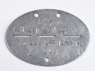 Erkennungsmarke Wehrmacht aus Aluminium eines...