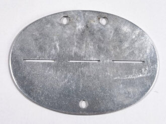 Erkennungsmarke Wehrmacht aus Aluminium eines Angehörigen " 2. Inf.Ers.Batl.16 " 2 Infanterie Ersatz Batallion 16