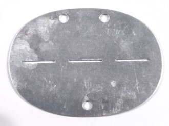 Erkennungsmarke Wehrmacht aus Aluminium eines Angehörigen " 3./Beob.Ers.Abt.6 " 3./Beobachter Ersatz Abteilung.6