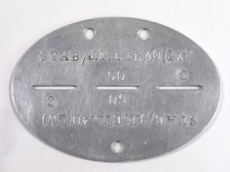 Erkennungsmarke Wehrmacht aus Aluminium eines...