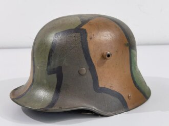 1.Weltkrieg Stahlhelm. Die Glocke Original, alles andere neuzeitlich ergänzt "St 66" Einzelstück aus Sammlungsauflösung