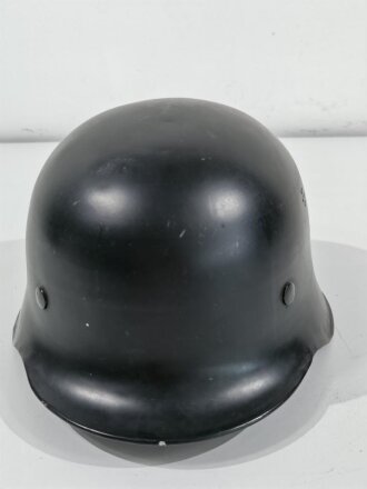 Deutschland nach 1945, Leichtmetallhelm Feuerwehr, Originallack