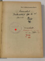 "Der Feldkochunteroffizier", datiert 1943, 300 Seiten, gebraucht, ca DIN A5