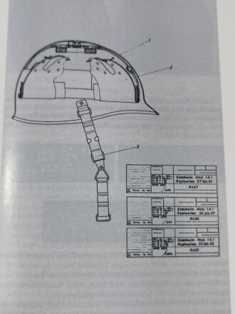 "Vom Stahlhelm zum Gefechtshelm" Band 2 1919-1994), 464 Seiten, ca DIN A5, sehr guter Zustand