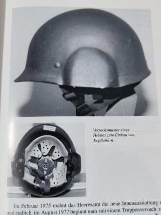 "Vom Stahlhelm zum Gefechtshelm" Band 2 1919-1994), 464 Seiten, ca DIN A5, sehr guter Zustand