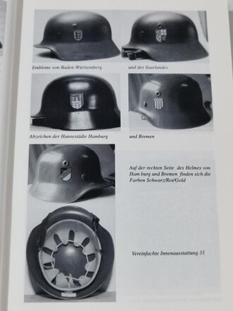 "Vom Stahlhelm zum Gefechtshelm" Band 2 1919-1994), 464 Seiten, ca DIN A5, sehr guter Zustand
