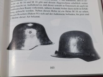"Vom Stahlhelm zum Gefechtshelm" Band 1 1915-1945), 480 Seiten, ca DIN A5, sehr guter Zustand