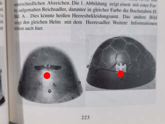 "Vom Stahlhelm zum Gefechtshelm" Band 1 1915-1945), 480 Seiten, ca DIN A5, sehr guter Zustand