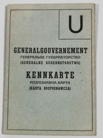 Generalgouvernement ( Besetzte polnische Gebiete )...