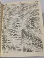 Franckhs Militär-Wörterbuch "Englisch/Deutsch - Deutsch/Englisch für Werhmacht und Wehrtechnik" Band 1, datiert 1937, ca. 300 Seiten, DIN A5