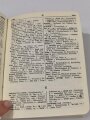 Franckhs Militär-Wörterbuch "Englisch/Deutsch - Deutsch/Englisch für Werhmacht und Wehrtechnik" Band 1, datiert 1937, ca. 300 Seiten, DIN A5