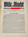 "Wille und Macht" Führerorgan der nationalsozialistischen Jugend, Heft 1, 1. Januar 1941 mit 24 Seiten