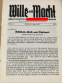 "Wille und Macht" Führerorgan der nationalsozialistischen Jugend, Heft 4, 15. Februar 1937 mit 24 Seiten