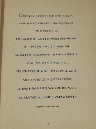 "Deutsche Kriegsweihnacht" Herausgegeben vom Hauptkulturamt der NSDAP, datiert 1944, DIN A5, 198 Seiten