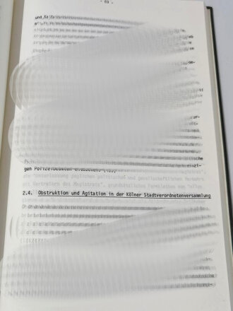 "Die NSDAP im Raum Köln (1925-1933)" Schriftliche Hausarbeit zur Erlangung des Magisters, DIN A4, ca.150 Seiten