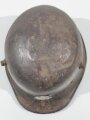 Irland, Stahlhelm Modell 1927, Hersteller "Vickers" Eines von etwa 5000 produzierten Stücken, der Helm war mal weiß lackiert, dies wurde aber entfernt. Meiner Meinung nach in allen Teilen originales Stück