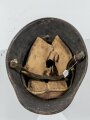 Irland, Stahlhelm Modell 1927, Hersteller "Vickers" Eines von etwa 5000 produzierten Stücken, der Helm war mal weiß lackiert, dies wurde aber entfernt. Meiner Meinung nach in allen Teilen originales Stück