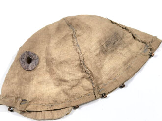 1.Weltkrieg, Tarnüberzug für einen Stahlhelm Modell 1916/17/18. Passt für ET64, ältere , kreative REPRODUKTION. Einzelstück aus Sammlungsauflösung