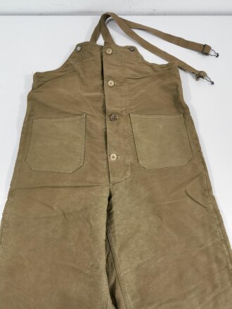 U.S. Navy WWII winter deck pants. unused, overall good...
