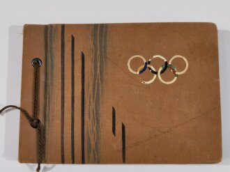 Olympische Spiele zu Berlin 1936, kleines Fotoalbum mit...