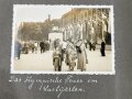 Olympische Spiele zu Berlin 1936, kleines Fotoalbum mit 45 Fotos, diese meist 6 x9cm. Sehenswertes Album eines begeisterten Zuschauers