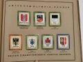 Olympische Spiele 1936 Berlin, Sammelbilderalbum "Wappen und Flaggen" Unter dem olympia Banner . Komplett