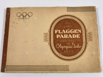 Olympische Spiele 1936 Berlin, Sammelbilderalbum "Die große Flaggenparade der Welt im Olympia Jahr 1936" Komplett