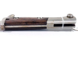 1.Weltkrieg/Griechenland, Ersatzseitengewehr 98/03, sogenanntes griechisches Messer Modell 1903/14, vorwiegend wohl in Bayern geführt, Hersteller Simson & Co  Suhl, gereinigt, alte Fettreste