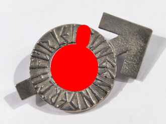 HJ Leistungsabzeichen in silber, Buntmetall, Verliehenes Stück vom Hersteller M1/34