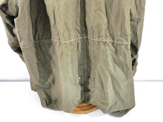 U.S. Parka-Shell, Cotton, M-48, ( so called Fishtail Parka ) size Large, used, uncleaned