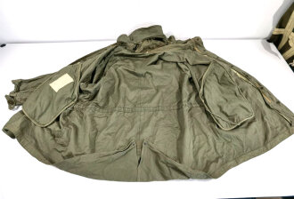 U.S. Parka-Shell, Cotton, M-48, ( so called Fishtail Parka ) size Large, used, uncleaned