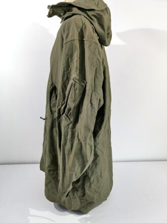 U.S. Parka-Shell, Cotton, M-48, ( so called Fishtail Parka ) size Large, used, uncleaned