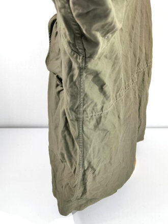 U.S. Parka-Shell, Cotton, M-48, ( so called Fishtail Parka ) size Large, used, uncleaned