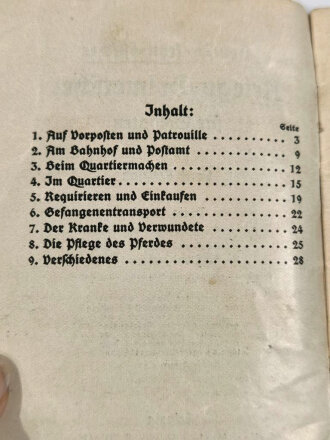 1.Weltkrieg, "Deutsch-Französischer Kriegs-Dolmetscher für Soldaten" 32 Seiten