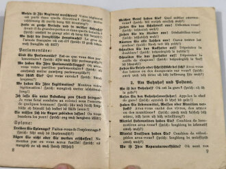1.Weltkrieg, "Deutsch-Französischer Kriegs-Dolmetscher für Soldaten" 32 Seiten
