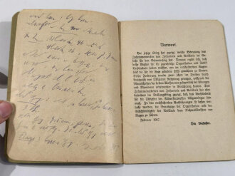 1.Weltkrieg Heft "Was muß der Nichtartillerist von der Artillerie wissen?", datiert 1917, 26 Seiten