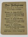 1.Weltkrieg Heft "Was muß der Nichtartillerist von der Artillerie wissen?", datiert 1917, 26 Seiten