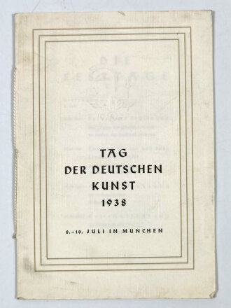 "Tag der Deutschen Kunst München 1938...