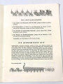 "Zweitausend Jahre Deutsche Kultur" Der Festzug am Tag der Deutschen Kunst 1937 zu München, Programmheft