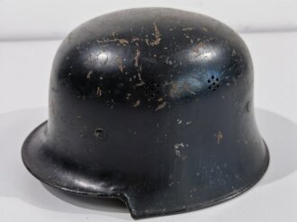 Feuerwehr III.Reich, Stahlhelm Originallack, hatte keine...