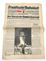 "Der Marsch der Hunderttausend" Frankfurter Volksblatt Zentralorgan der N.S.D.A.P für den Gau Hessen-Nassau, Nummer 240, Jahrgang 1934