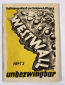 "Westwall unbezwingbar" Heft 2, Aufklärungsdienst für Reichsverteidigung, ca. 15 Seiten, DIN A6